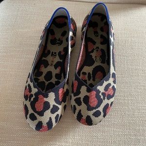 GUC Rothy’s Red Cat Flats Sz 10.5